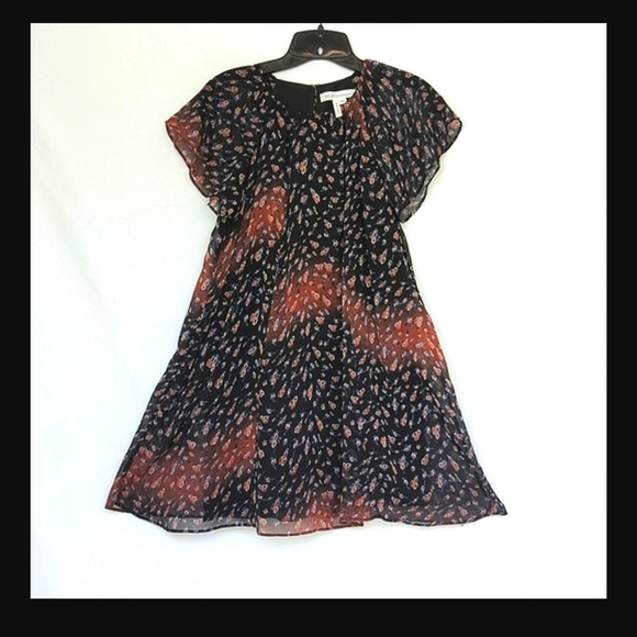 BCBGeneration | Floral Baby-Doll Cap Sleeve Dress - Picture 4 of 9